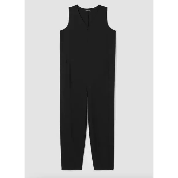 Eileen Fisher Cotton Ponte Lantern Jumpsuit Size 1X NWT